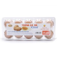 Trứng gà so VFood hộp 10 quả 450g (ea)