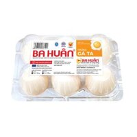 Trứng gà ta Ba Huân size 35g (hộp 6 quả)