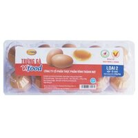 Trứng gà VFood hộp 10 quả 520g (ea)