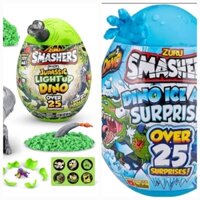 trứng Khủng long smasher ice age khổng lồ xanh dương /light up dino xanh lá đèn (bất kì)
