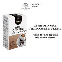 Trung Nguyên Legend - Cà phê phin giấy Vietnamese Blend - Hộp 10 gói x 10gr ( cà phê đen không đường)