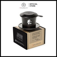 Trung Nguyên Legend - Phin nhôm hoa văn màu đen Vĩ Nhân - có hộp giấy giao mẫu ngẫu nhiên