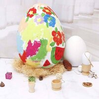 Trứng Phục Sinh / / / 20 / 30cm Trứng Trắng Đạo Cụ Sân Khấu Trứng Phục Sinh Phố Gian Hàng Vẽ Tay Nhựa Giả Trứng DIY