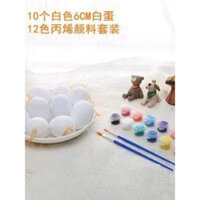 Trứng Phục Sinh / / / Nhiều Màu Sắc Trứng Dòng Vẽ DIY Hoạt Hình Mẫu Giáo Vật Liệu Handmade Tranh Sáng Tạo Cảnh Layo