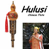 Trung Quốc Hulusi Bầu Cucurbit Sáo Bb Handmade Dizi Tre Nhạc Cụ [bonus]