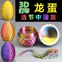 Trứng rồng in 3D, trứng hoa sen, trứng vảy rồng, mô hình đồ chơi trẻ em, trứng khủng long, quà tặng trang trí rồng nổi tiếng trên internet QCBS