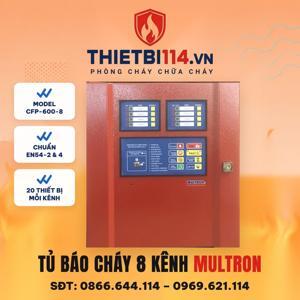 Trung tâm báo cháy 8 kênh MULTRON CFP-600-8