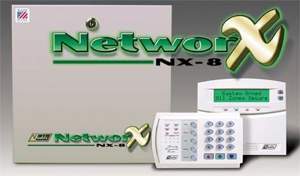 Trung tâm báo động  báo cháy NetworX  8Zone NX-8