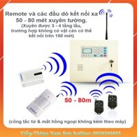 Trung tâm báo trộm komax km-999gsm, Thiết bị chống trộm cao cấp Komax KM-999GSM dùng SIM báo qua điện thoại Chính hãng