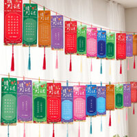 Trung Thu Lễ Hội Đoán Đèn Lồng Thẻ Đèn Lồng Handmade Danh Sách Câu Đố Đoán Treo Trang Trí Lễ Hội Đèn Lồng Trang Trí Xếp Hình Trống Đoán Thẻ Đèn Lồng