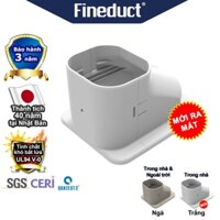 Trunking Nhựa Fineduct Chụp Áp Trần Màu Trắng PA - 80W/100W - Hàng nhập khẩu chính hãng