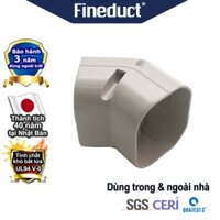Trunking Nhựa Fineduct Co 45 Độ Trong Góc Tường Màu Ngà CFA - 80/100/120 - Hàng nhập khẩu chính hãng