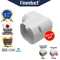 Trunking Nhựa Fineduct Co 90 Độ Ngoài Góc Tường Màu Trắng KA - 80W/100W - Hàng nhập khẩu chính hãng
