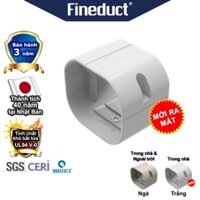 Trunking Nhựa Fineduct Nối Trơn Màu Trắng JA - 80W/100W - Hàng nhập khẩu chính hãng