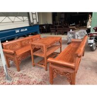 Trường Kỷ Gỗ Hương Đá 3 món