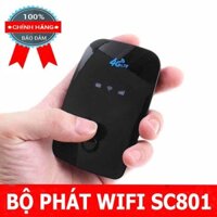 Truy cập wifi internet khắp muôn nơi.Bộ phát wifi 4G SC801 bản công nghệ mới- nhập khẩu từ nhật bản cao cấp