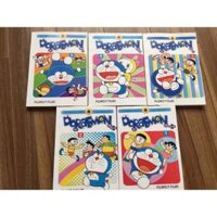 Truyện Manga - Doraemon Plus - 5 cuốn tiếng anh - giấy vàng chống mỏi mắt