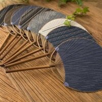 Truyền Thống Trung Quốc Handmade Nữ Cung Điện Quạt Tròn Khiêu Vũ Quạt Nhỏ Tre Mùa Hè Cotton Vải Lanh Bề Mặt Cổ Điển Pu Quạt Truyền Thống Trung Quốc Handmade Nữ Cung Điện Quạt Khiêu Vũ Tròn Quạt Nhỏ 3.14