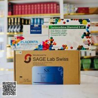 Truyền Trắng Da S8 SAGE Lab Swiss + Laroscorbine Diamond E-UF + Placenta Complex + SAGE Lab Swiss NAD NMN 18000