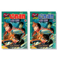 Truyện tranh Combo 2 tập Conan Âm mưu trên biển Hoạt hình màu - Kim Đồng