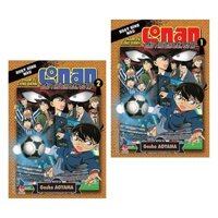 Truyện tranh Combo 2 tập Conan: Cầu thủ ghi bản số 11 (Hoạt hình màu) - Kim Đồng