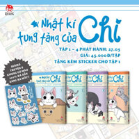 Truyện Tranh | Nhật kí tung tăng của Chi - Trọn bộ 4 Tập - FULLCOLOR - Tặng Kèm Sticker - Chi‘s Sweet Home Mái ấm
