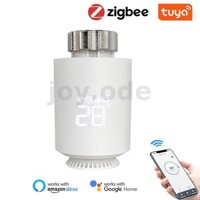Trv06 Tuya Smart Zigbee3.0 Bộ tản nhiệt Van tản nhiệt Thiết bị truyền động thông minh TRV Bộ điều khiển nhiệt độ có thể lập trình Điều khiển bằng giọng nói với Alexa Google Home