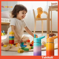 [Ts] Bình cách nhiệt chân không bằng thép không gỉ cho trẻ em 350ml Bình nước trẻ em cho trường học Bình nước bằng thép không gỉ cách nhiệt 350ml có ống hút cho trẻ mới biết đi chống rò rỉ