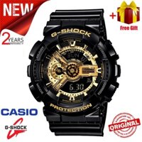 TSZR Original G Shock GA110 Men's Sports Watch GA-110GB-1A Black Gold Classic (Spot)2021