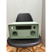 TT DIY: Mẫu thùng loa, box loa thô 2.1 dáng bo siêu tròn KT 38,5x20x21 sub Bb3, mid Bb3, treble HK...a7 tặng ngăn mid