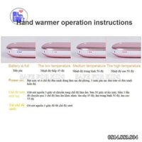 TT12 S12 Máy Sưởi Mini Cầm Tay Kiêm Sạc đề phòng 5200mAh 4 TT12