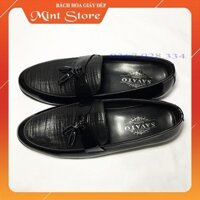TT2 GIÀY LƯỜI NAM SAVATO DA CAO CẤP ĐẾ CAO SU ĐÚC kiên cố DA BÒ 2