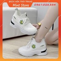 TT2 GIÀY NỮ ĐỘN ĐẾ 7 CM HOA CÚC tăng CHIỀU CAO VẢI MÊM ĐẾ NHẸ ÊM THOÁNG KHÍ TD 63 2