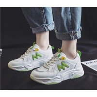 TT2 Giày Thể Thao Nữ 💖FREESHIP💖 Giày Độn Đế Nữ 5 Phân Chữ M Phản quang quẻ Siêu Đẹp 2