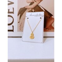 TT7094 - Dây chuyền titan hồ lô phun cát (màu vàng)