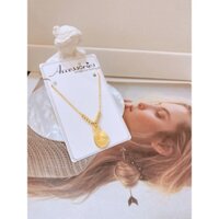 TT7104 - Lắc chân titan mèo may mắn (màu vàng)