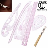 [TT]☼7Pcs Design Clothing Art Ruler French Curve Cut Arc Plate Making Craft Tool