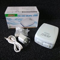 TTBD Máy sủi oxy 2 vòi chạy pin-sạc tích điện Jebo-9950[hàng công ty] TTS2312