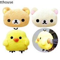 Tthouse Gối Tay Ấm Áp, Gấu Nâu Mềm Đệm Rilakkuma Sang Trọng Đồ Chơi, Quà Giáng Sinh Peluche Chick Hoạt Hình Gấu Đồ Chơi Nhồi Bông Quà Tặng Sinh Nhật