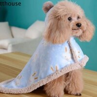Tthouse Mùa Đông Cho Thú Cưng Áo Cho Chó, Áo Khoác Cho Chó Chống Gió Mềm Mại, Bộ Đồ Ngủ Thú Cưng Ấm Áp Hoạt Hình Thoải Mái Họa Tiết Thỏ Áo Cho Chó Chăn Mùa Thu