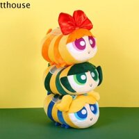 Tthouse Powerpuff Girls Bee Toy, Hình hành động mặt ong Anime Powerpuff Girls Đồ chơi sang trọng, Động vật hoạt hình Kawaii Soft Powerpuff Girls Búp bê nhồi bông Trang trí nội thất