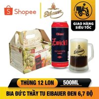 [Từ 1810] Bia Đức Thầy Tu Eibauer ĐEN 6.7 ĐỘ - Lên Men Tự Nhiên Thượng Hạng -  Hương Vị Độc Tôn Caramel - Nhập Khẩu