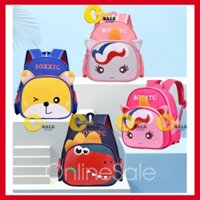 [Từ 2-4 tuổi] Balo trẻ em mẫu giáo mầm non cặp xách đi học đi chơi cho bé trai bé gái từ 2 3 4  tuổi size 26cm dễ thương