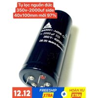 tụ 350v-2000uf( side 40x100mm) SIEMEN Germany chuyên dùng cho ampli tube