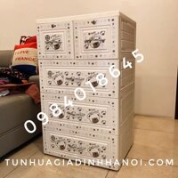 Tủ 4 Tầng Nhựa Việt Nhật Lucky CuteBear