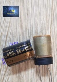 TỤ 68UF-450V , TỤ SENJU