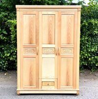 Tủ áo 3 cánh gỗ sồi nga TA144