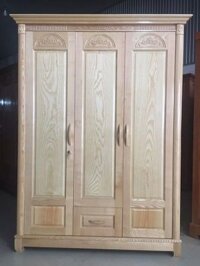 Tủ Áo 3 Cánh Gỗ Sồi Nga TA23