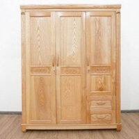 Tủ áo 3 cánh gỗ sồi nga TA69