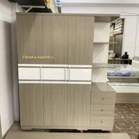 Tủ áo 4 cánh gỗ MDF CPX-T11